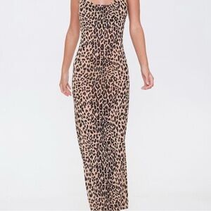 Leopard Print Maxi Dress